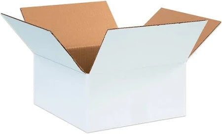12" x 12" x 6" White Shipping Box