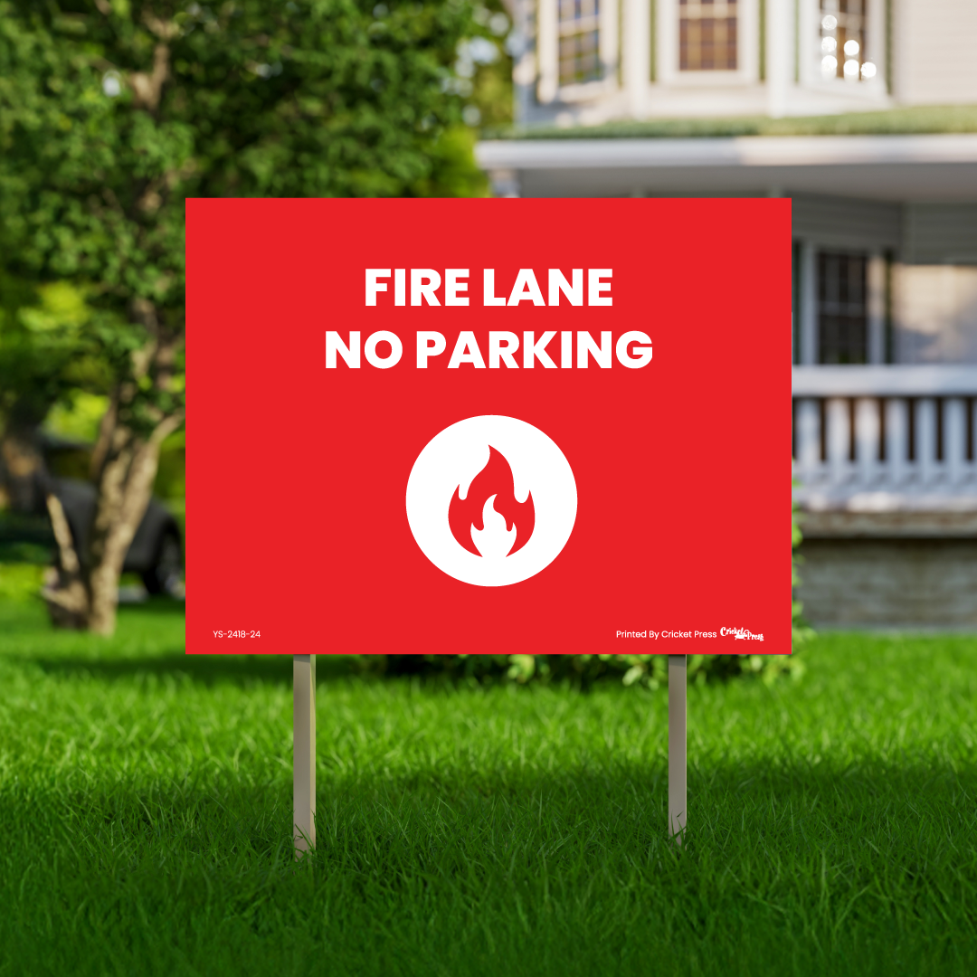 Fire Lane with H Post