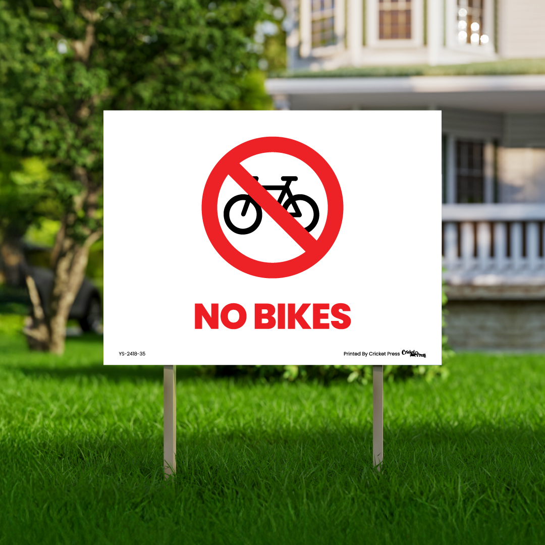 No Bikes with H Post