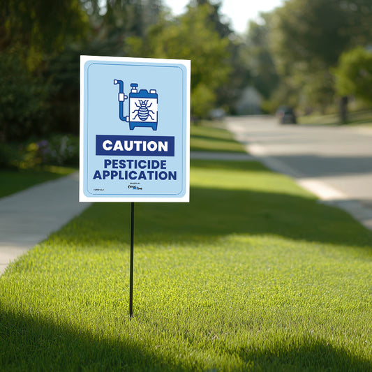 Caution Turf Sign