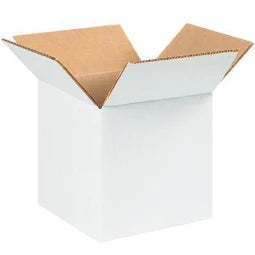 6" x 6" x 6" White Shipping Box