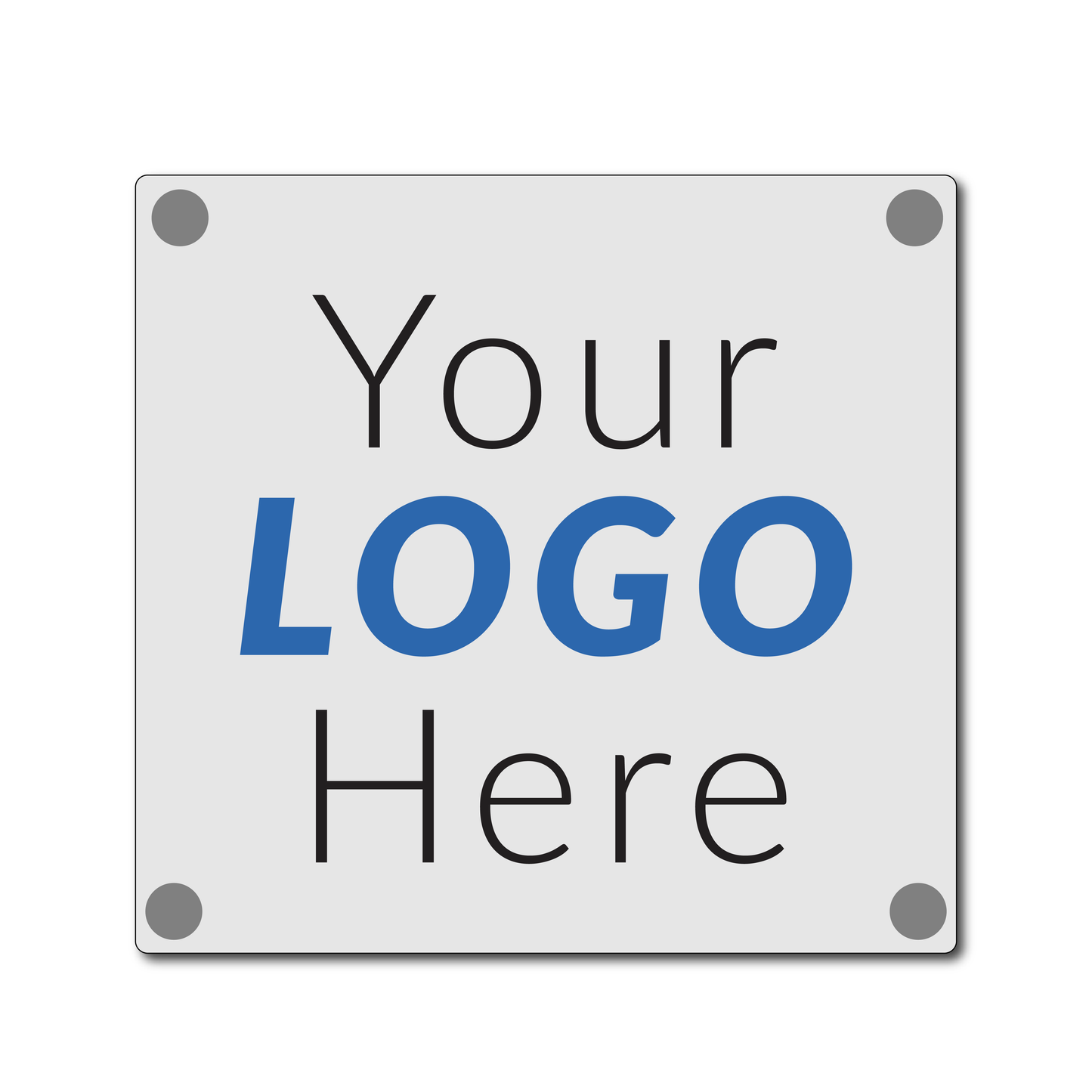 Acrylic Sign (With or Without Silver Standoff Post)