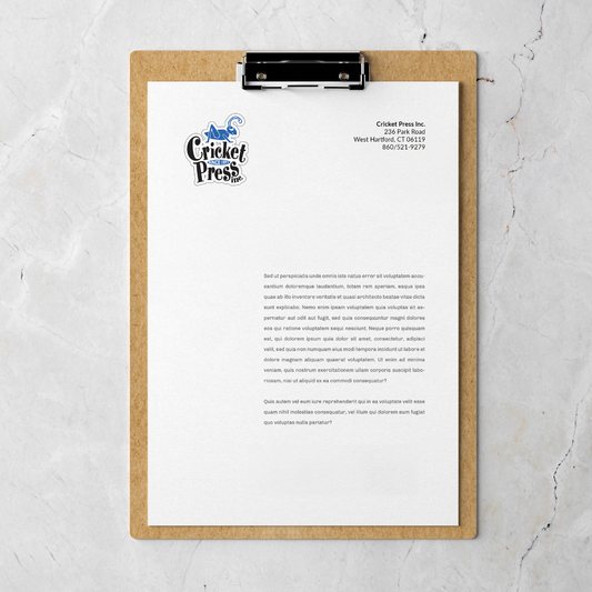 Letterhead β 8.5" x 11"