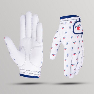 Sublimated Golf Gloves With Cabretta Leather Palm