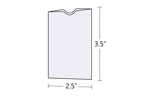 2.5" x 3.5" Hotel Key/Credit/Gift Card Sleeves