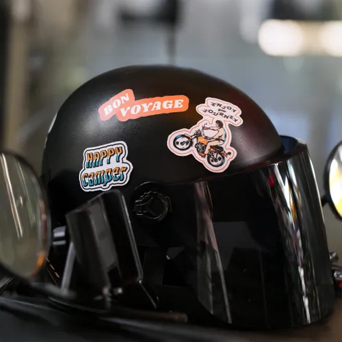 Motorcycle Helmet Stickers