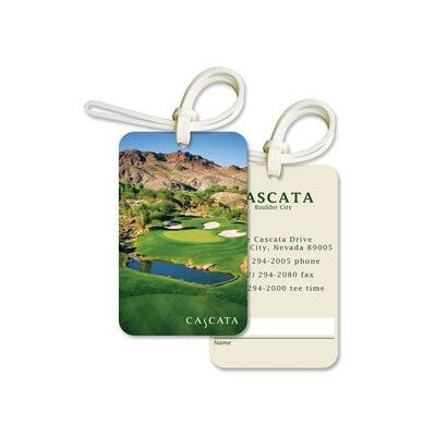 Large Full-Color Rectangle Bag Luggage Tag