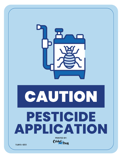 Caution Turf Sign