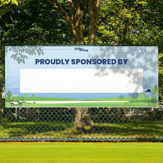 10' x 4' Golf Tournament Sponsor Banner – 13 oz Vinyl