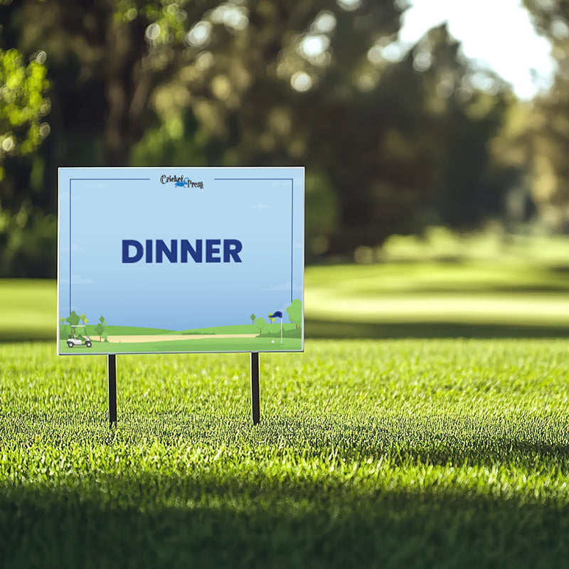 Dinner Sponsor Sign