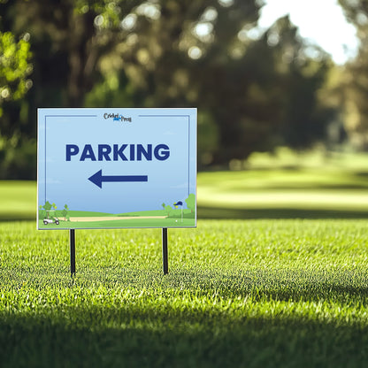 Golf Tournament Parking & Directional Signage Pack