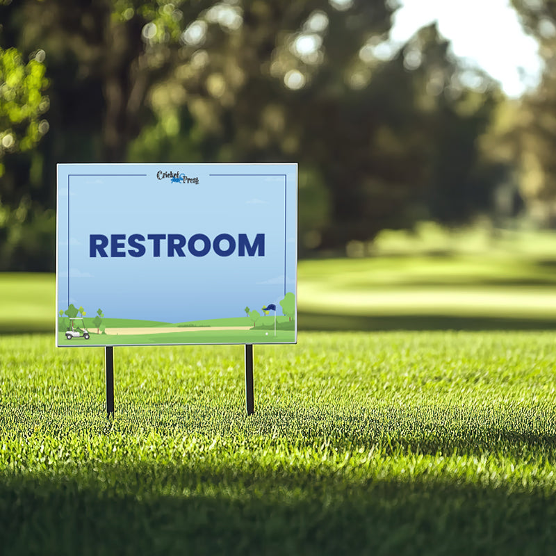 Restroom Sponsor Sign