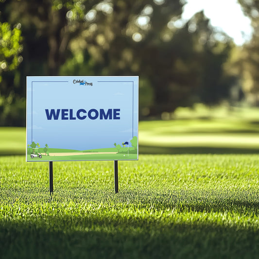 Welcome to the Tournament Sign