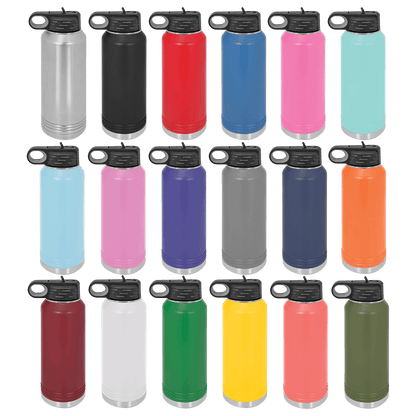 Polar Camel 32 oz. Water Bottle – Classic Colors