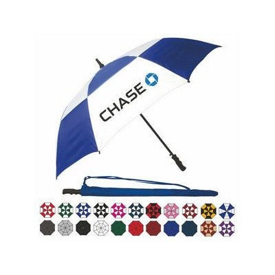 Wind-Vented Automatic Golf Umbrella (60" Arc)