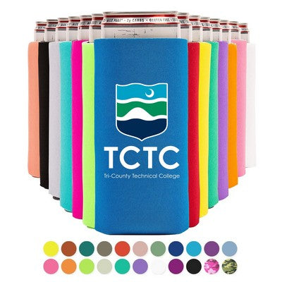Slim Neoprene Can Cooler – 3-Sided Imprint