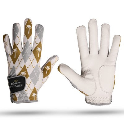Sublimated Golf Gloves With Cabretta Leather Palm