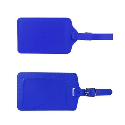 Flip Open PU Leather Luggage Tag